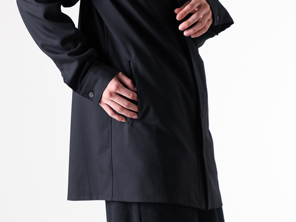 FRACTION - 25-26AW - Elegant and Mature Top Styling - Kimono Shirt (FM25FW304TW) - Buid LS Turtle Tee (FM25FW510WJ) 1-003
