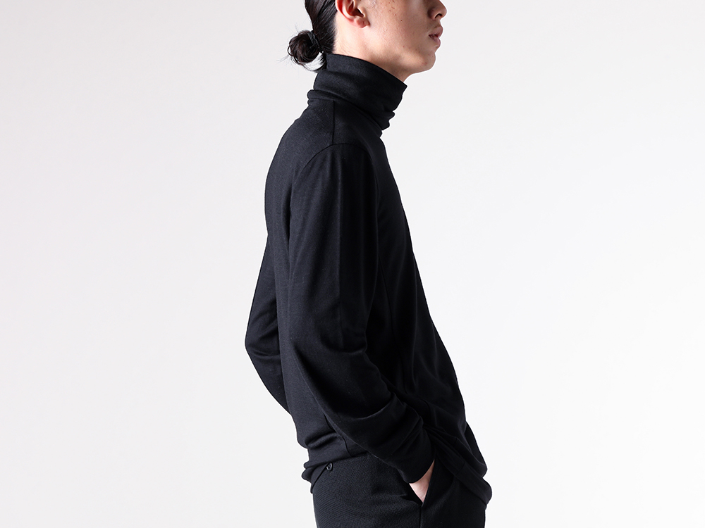 FRACTION - 25-26AW - Elegant and Mature Top Styling - Kimono Shirt (FM25FW304TW) - Buid LS Turtle Tee (FM25FW510WJ) 1-009
