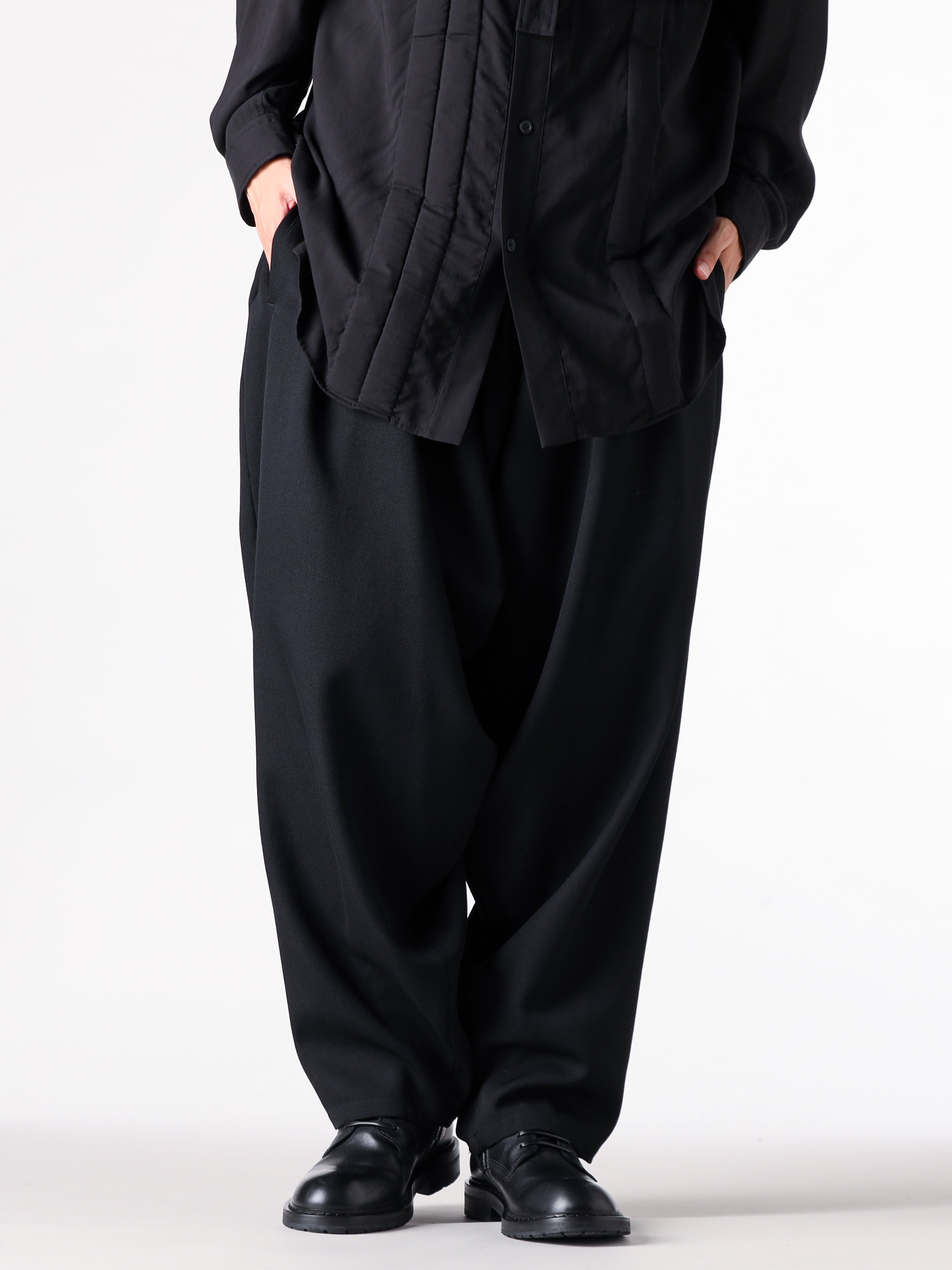 Yohji Yamamoto POUR HOMME 25AW プリントブラウス モードスタイリング