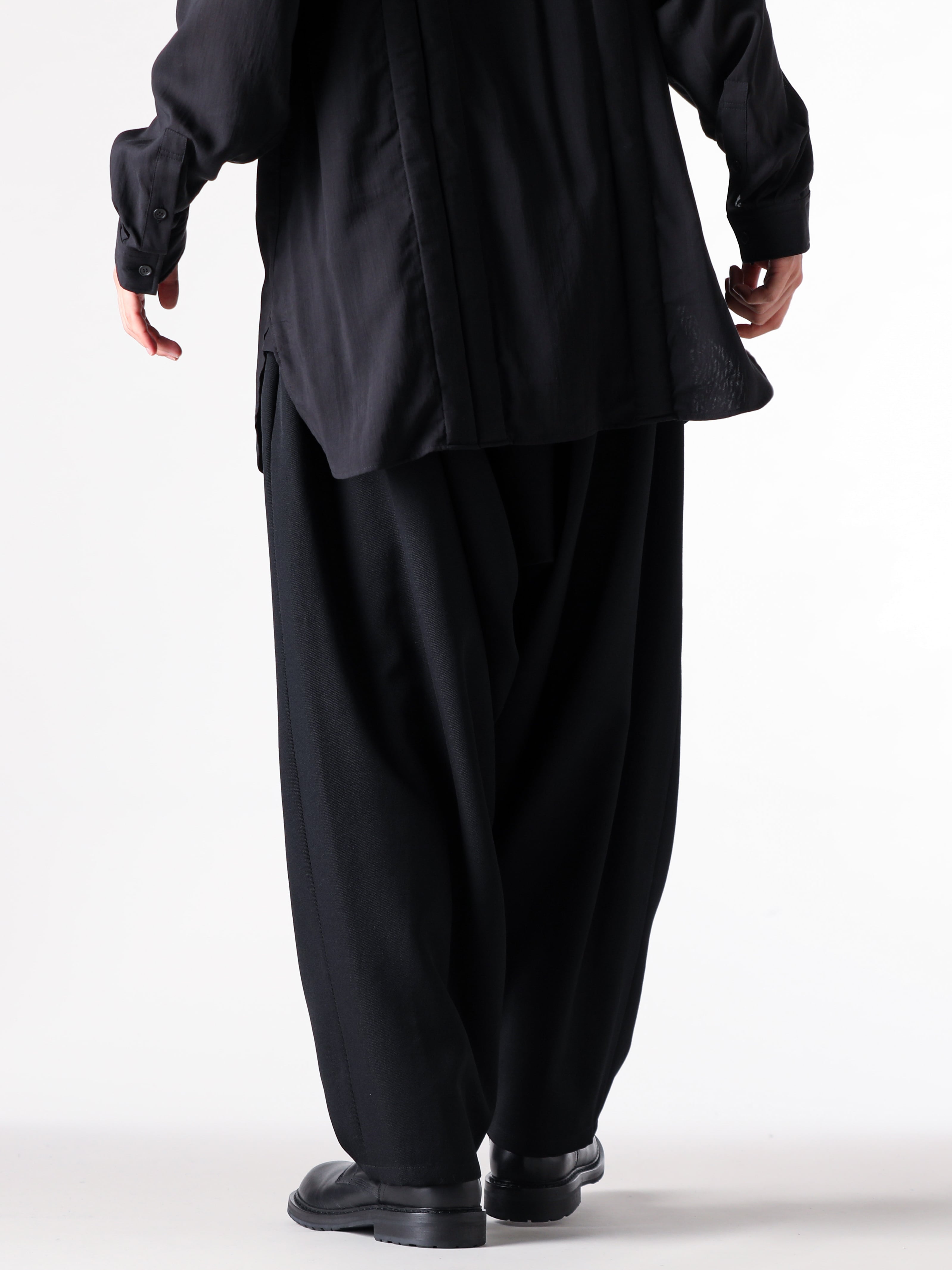 Yohji Yamamoto POUR HOMME 25AW プリントブラウス モードスタイリング