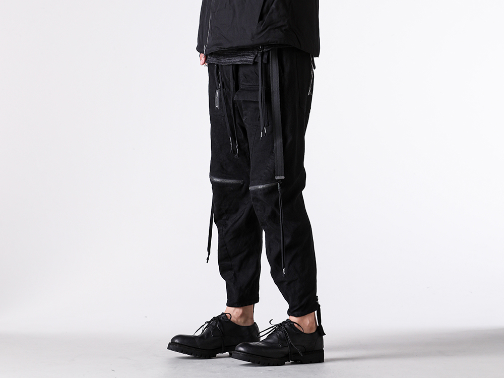 D.HYGEN - 25-26AW - lower body - Stretch Denim Bush Pocket Cropped Pants (ST107-0525A) - Norwegian Welted Derby Shoes Vibram Sole (792VX) 2-003