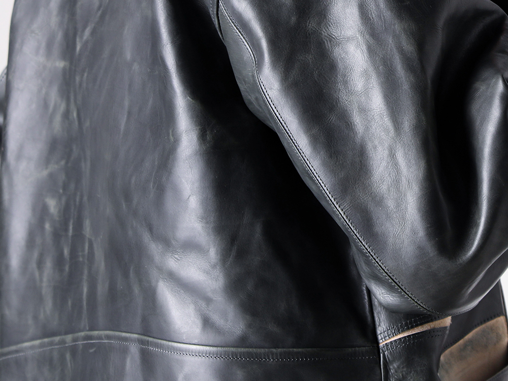 daisuke tanabe - 25-26AW - upper body - pluto Calf Leather Jacket (02_806) - sahad Shirt 1-006