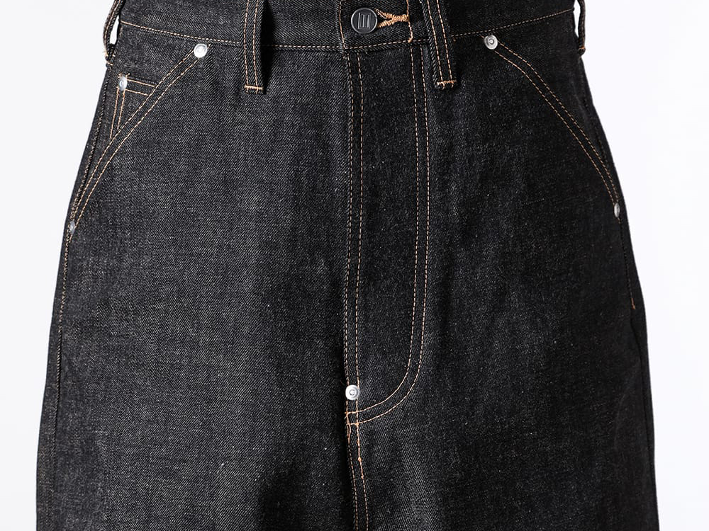 daisuke tanabe - 25-26AW - lower body - Coffee Black Denim Trousers (00_902) - Norwegian Welted Derby Shoes 2-002