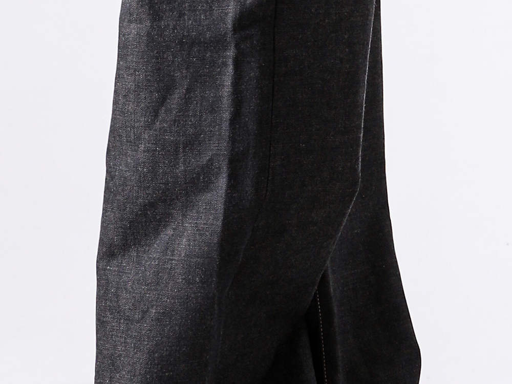 daisuke tanabe - 25-26AW - lower body - Coffee Black Denim Trousers (00_902) - Norwegian Welted Derby Shoes 2-006
