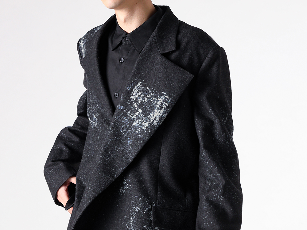 GroundY(Ground Y) - 25-26AW - Upper Body - Asymmetry Jacket (GL-J01-104) - Mant Docking Shirt (GM-B03-209) 1-002