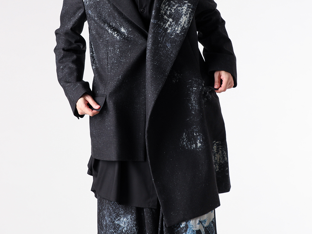 GroundY(Ground Y) - 25-26AW - Upper Body - Asymmetry Jacket (GL-J01-104) - Mant Docking Shirt (GM-B03-209) 1-003