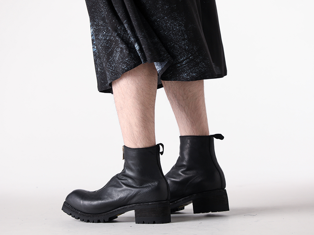 GroundY(Ground Y) - 25-26AW  - Lower Body - Circle Pants (GL-P28-203) - Front Zip Boots Vibram Sole (PL1V) 2-006