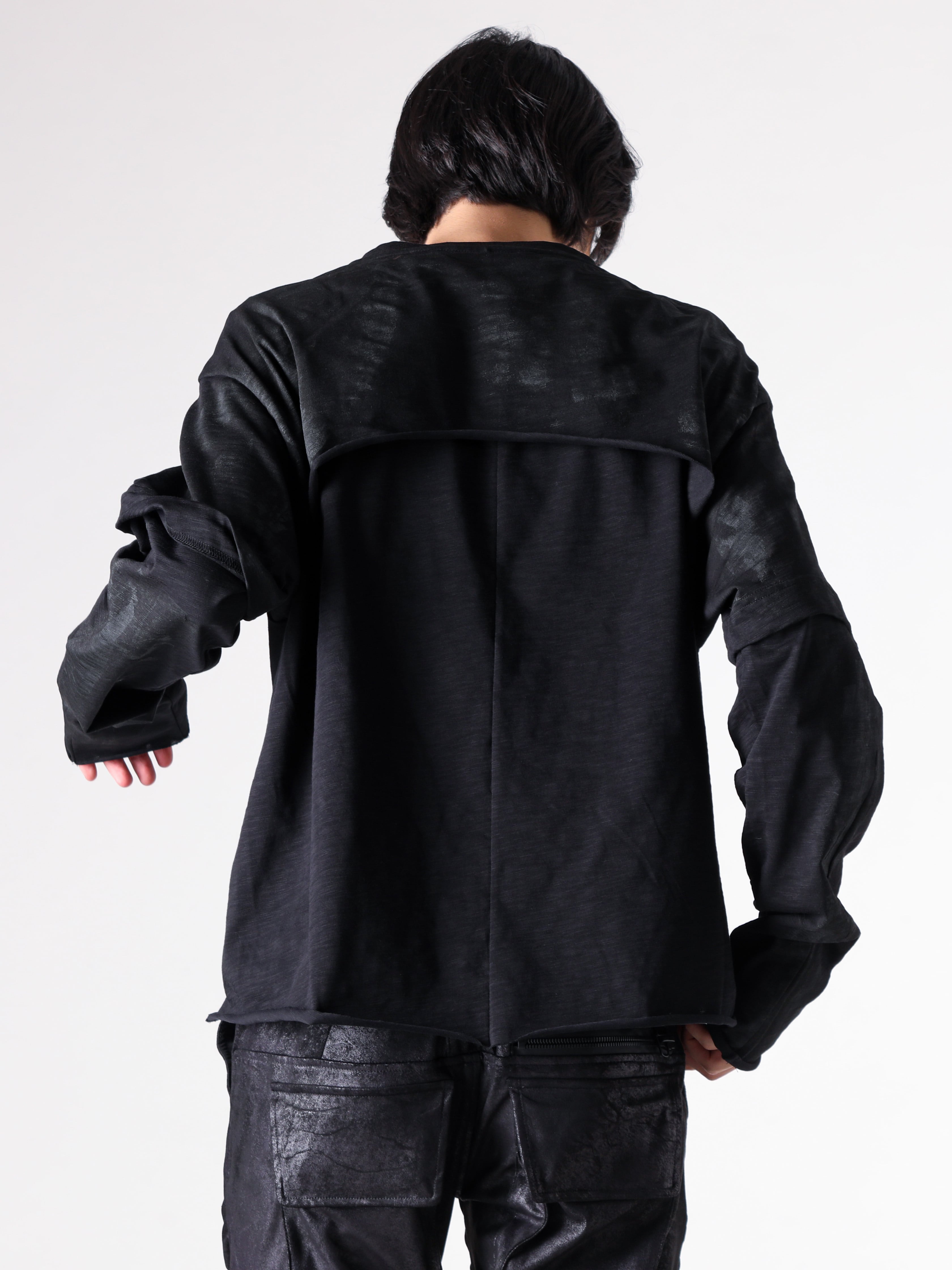 Justin Gall - 25AW styling - 上半身 - JGALL_RAWTAW25-02 - ABOMINABLE MAX PUFF PARKA - JGALL_RAWTAW25-28 - Layered Tar Waist Tee Brushed Slub Cotton - JGALL_RAWTAW25-42 - Titanium Layered Sphere Shades Cvb 1-006