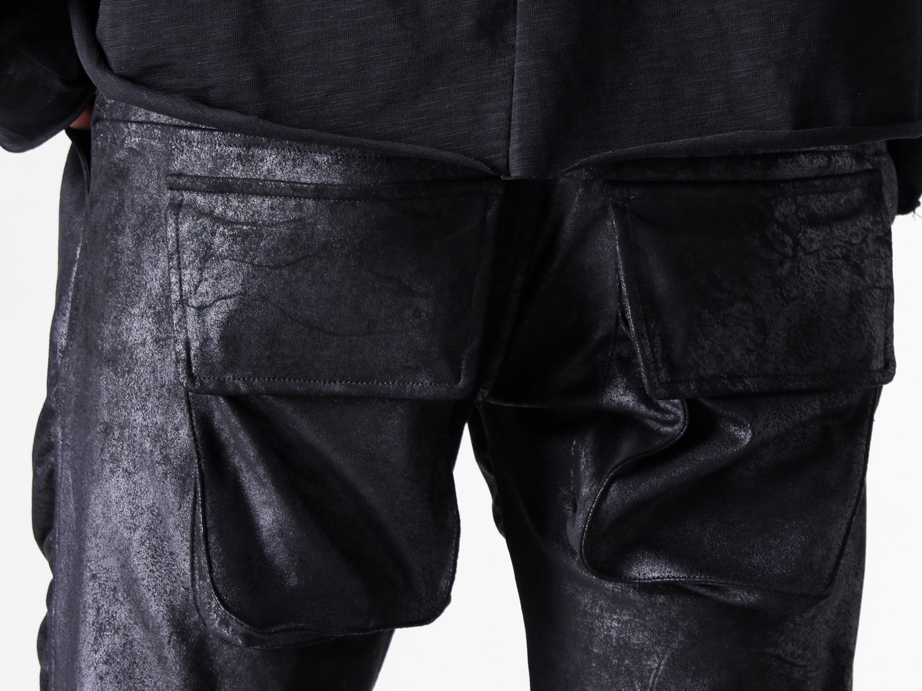 Justin Gall - 25AW  - 下半身 - JGALL_RAWTAW25-25B - Slim Recoil Trouser Vegan Grunge - 917FWM3 - COW SKIN BOOTS 2-005