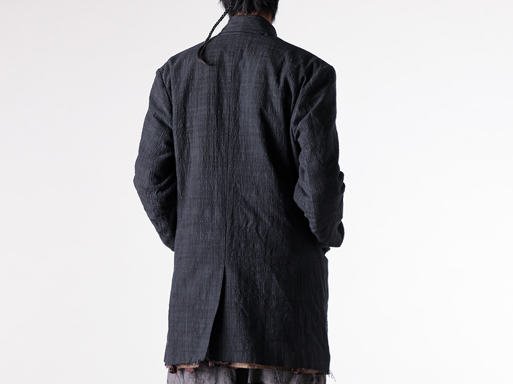 CHIAHUNG SU (チャンホン スー) - 25-26AW - 上半身 - Hand Woven & Wide Pleated Trouser (AW25-MP31-TOD) - Classic Derby Shoes Laced Up Square Toe (79082V) 1-005