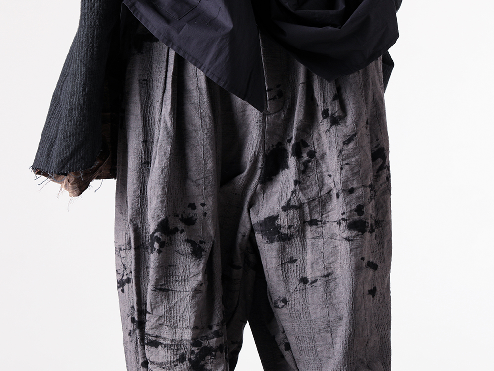 CHIAHUNG SU (チャンホン スー) - 25-26AW  - 下半身 - Stretch Denim Bush Pocket Cropped Pants (ST107-0525A) - Norvegian welted Derby Shoes Vibram Sole (792VX) 2-002