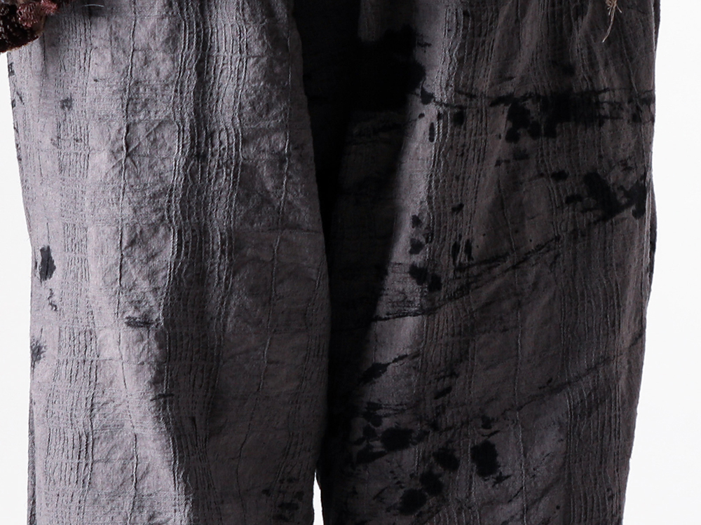 CHIAHUNG SU (チャンホン スー) - 25-26AW  - 下半身 - Stretch Denim Bush Pocket Cropped Pants (ST107-0525A) - Norvegian welted Derby Shoes Vibram Sole (792VX) 2-004