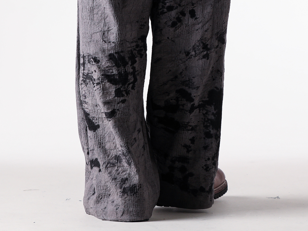 CHIAHUNG SU (チャンホン スー) - 25-26AW  - 下半身 - Stretch Denim Bush Pocket Cropped Pants (ST107-0525A) - Norvegian welted Derby Shoes Vibram Sole (792VX) 2-006