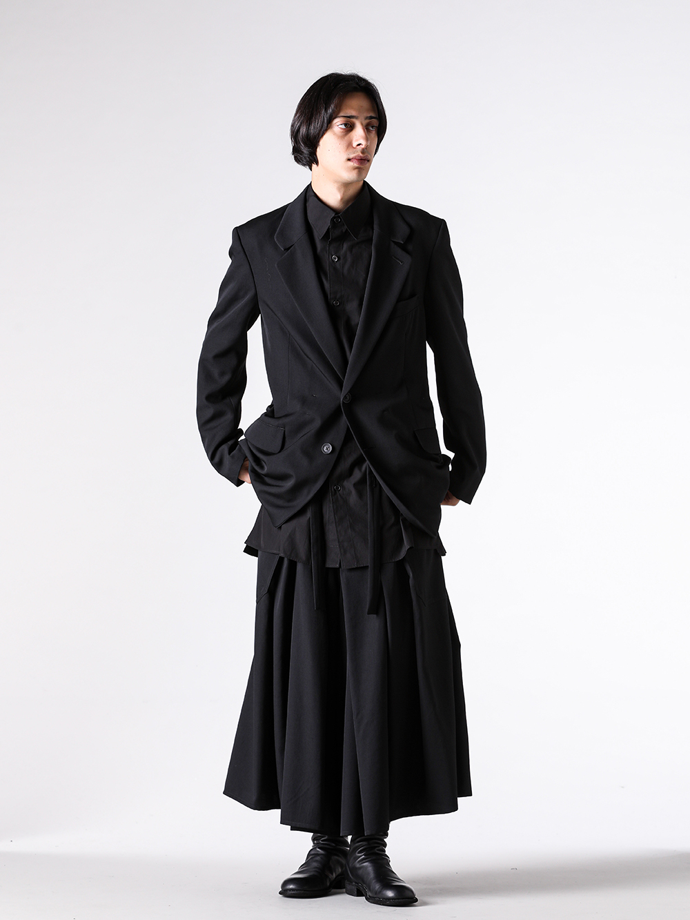 setup - 25-26AW - スタイル別・成人式のおすすめコーディネート - 3. Yohji Yamamoto POUR HOMME（ヨウジヤマモト プールオム）：『“黒”という哲学と、“反骨”の精神』 3-0013