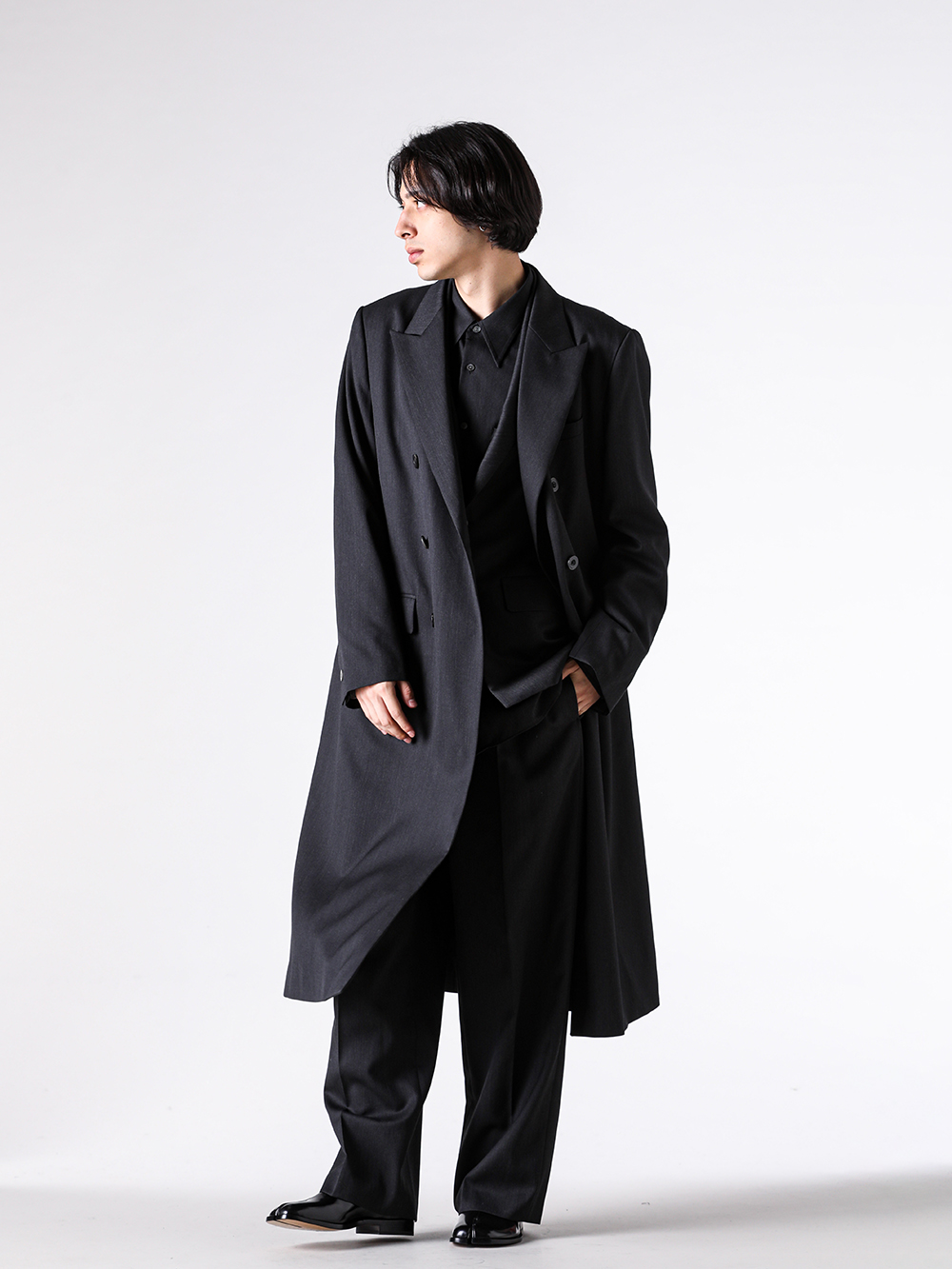 setup - 25-26AW - 第一印象を決める「コート」厳選5選 - 2. IRENISA / Double-Brested Chester Coat （Chacoal Gray） / IH-25FW-C034-ND8 4-006