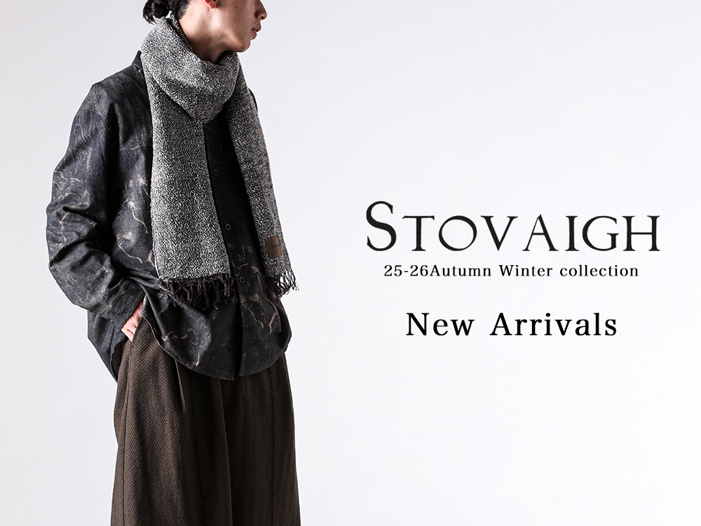STOVAIGH(ストヴァーグ) - 25-26AW - ジャケット - Cropped Lie-Down Cut Jacket （Gray） / ST25016JKT 1-001