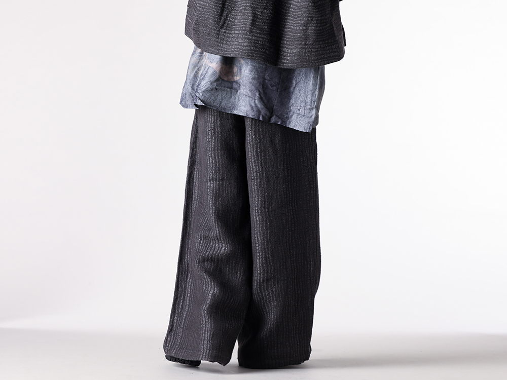 STOVAIGH(ストヴァーグ) - 25-26AW - パンツ - Wide Leg Long Trouser （Gray） / ST011TR 3-005