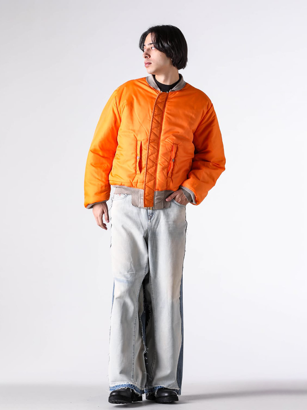 PROTOTYPES(プロトタイプス) - 25-26AW - ジャケット - SPRAYED PROTOTYPES BOMBER （SAND） / 32PT08OW160USSD 1-003