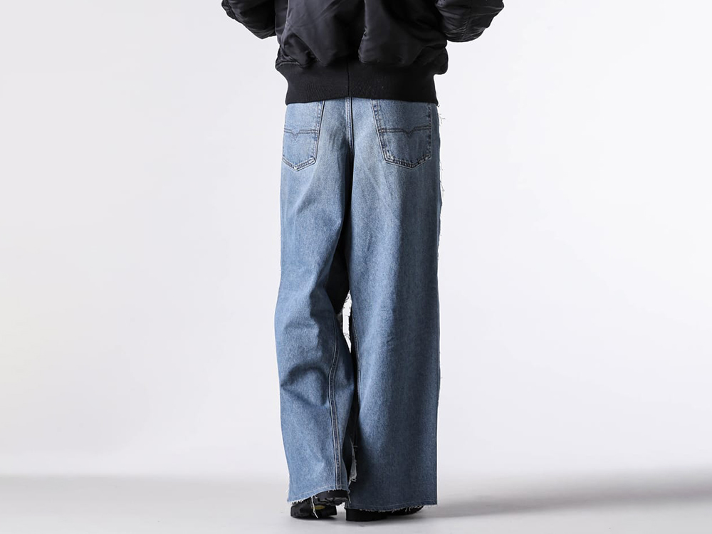 PROTOTYPES(プロトタイプス) - 25-26AW - パンツ - OVERSIZED JEAN - BELT （BLUE） / 32PT08DE07USBL 3-002