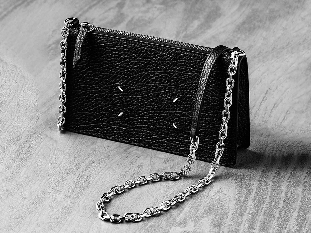 Maison Margiela - 25AW  - SA3UI0009 / 財布とバッグのハイブリッド。スマホも収まる3WAYジップチェーンウォレット - SA1VL0038 Zipped Wallet On Chain 8-001