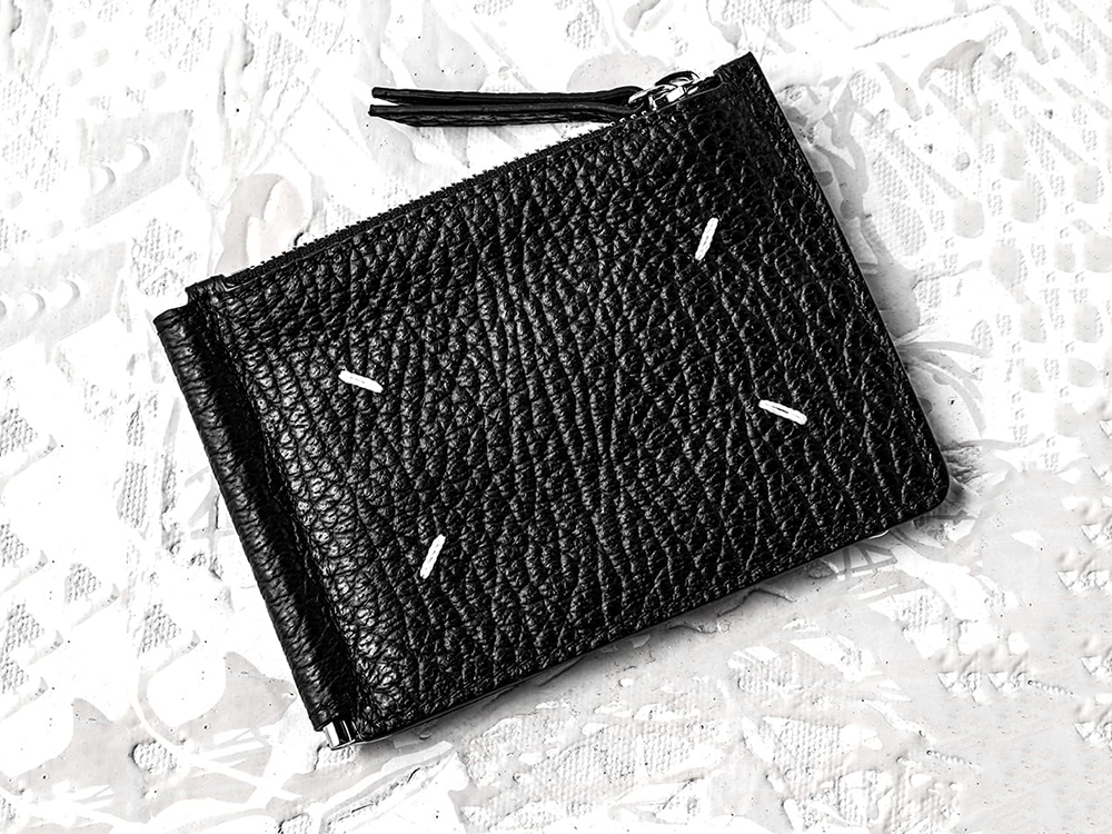 Maison Margiela - 25AW  - SA1UI0022 / 小銭入れも備えた大人のミニマル財布 - SA1UI0022 WALLET SLIM 2 PINCER 9-001