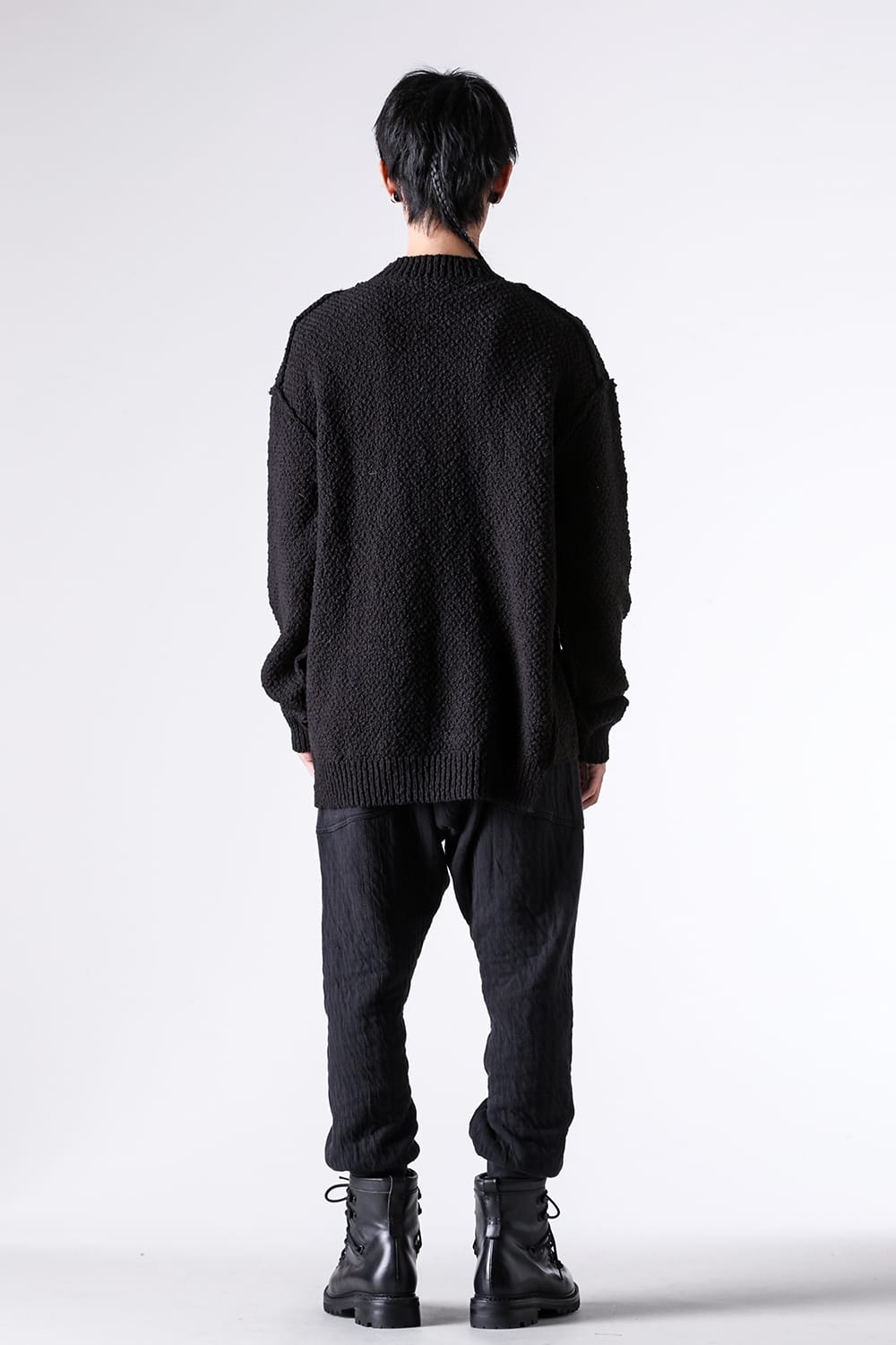 ニット特集 - 25-26AW - The Viridi-anne | ざらっとした質感が玄人好み。鹿の子編みスラブニット - Slub Yarn Pique Knitting Pullover / VI-3918-07 5-003