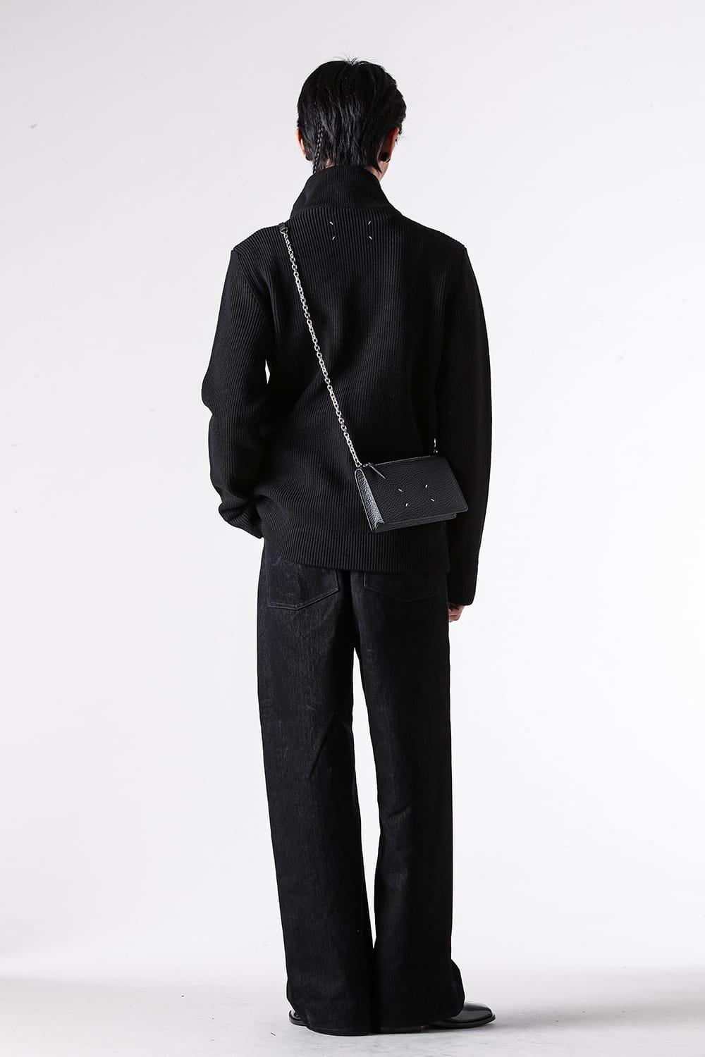 ニット特集 - 25-26AW - MAISON MARGIELA | 流行に囚われない「アイコン」。ダブルZIP仕様のドライバーズニット - Driver's Zip Up Knit / SI1HA0013 8-003