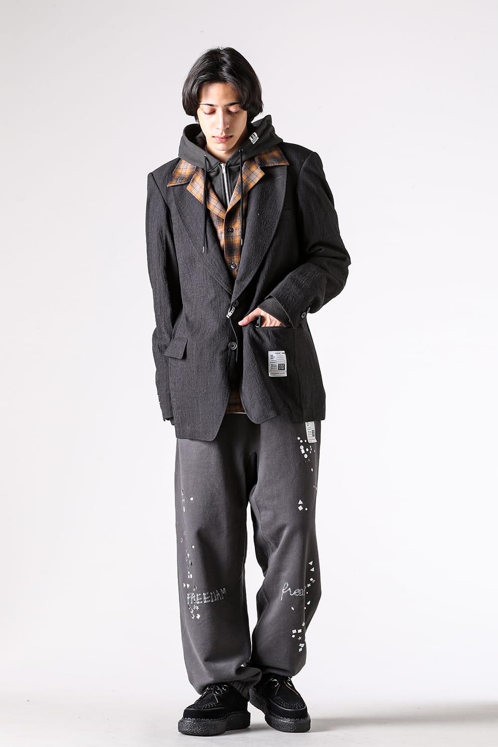 Jackets - 25-26AW  - Design and Silhouette with Unique Brand Interpretation: Tailored Jackets that Draw Out the Wearer's Individuality - Maison MIHARA YASUHIRO | Coexistence of Street and Classic: A Revolutionary Triple-Layered Jacket 2-007