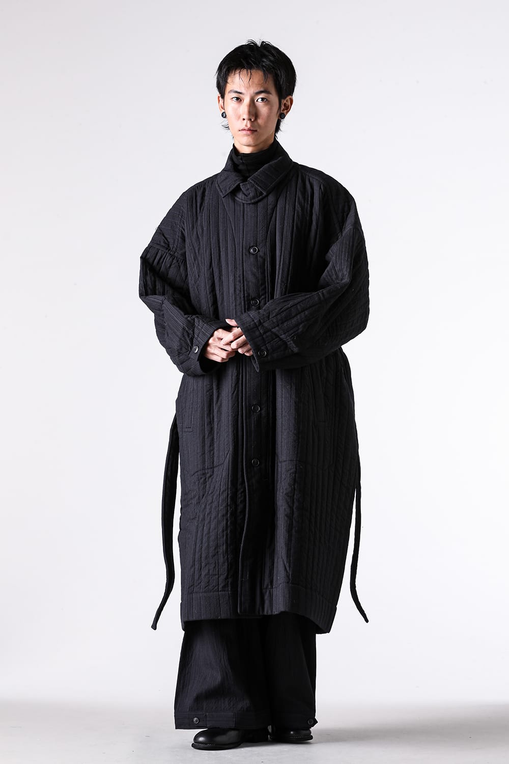 コート特集 - 25-26AW - インポートアルチザンブランド - JAN-JAN VAN ESSCHE | LONG COAT （Dark Striped） / COAT#34 1-007
