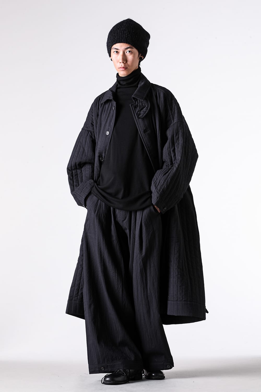 コート特集 - 25-26AW - インポートアルチザンブランド - JAN-JAN VAN ESSCHE | LONG COAT （Dark Striped） / COAT#34 1-008