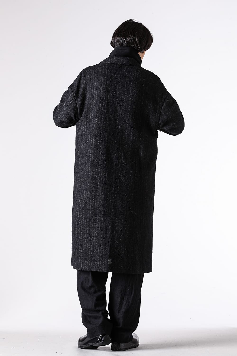 コート特集 - 25-26AW  - ドメスティックアルチザンブランド - CROMAGNON | Light Coat Soft Wool Stripe （BLACK STRIPE） / CC-SSTWL 2-0012