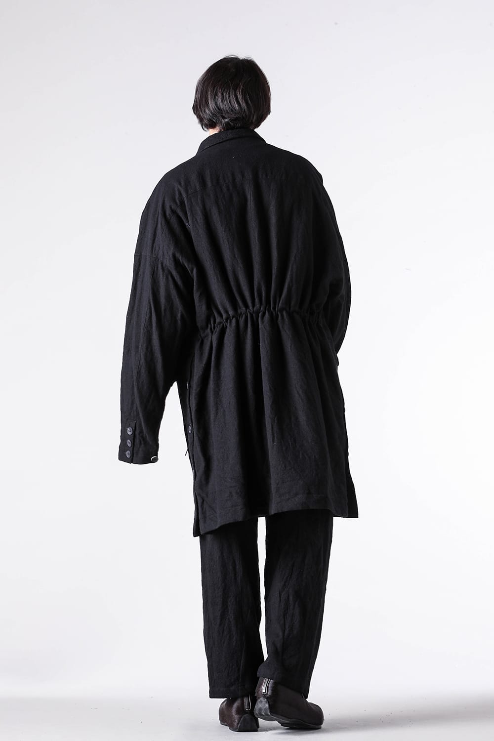 コート特集 - 25-26AW  - ドメスティックアルチザンブランド - The Viridi-anne | Embroidered Wool Twill Coat （BLACK） / VI-3896-06 2-0021