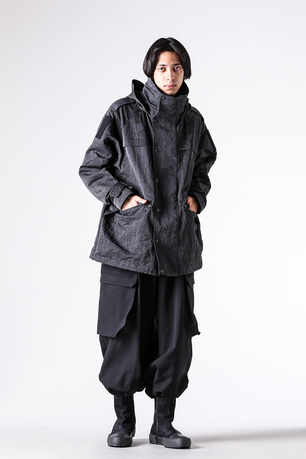 コート特集 - 25-26AW  - ドメスティックアルチザンブランド - DEVOA | Coat Nylon / Advanced Dye Processes （BLACK） / JKI-FC2L 2-007