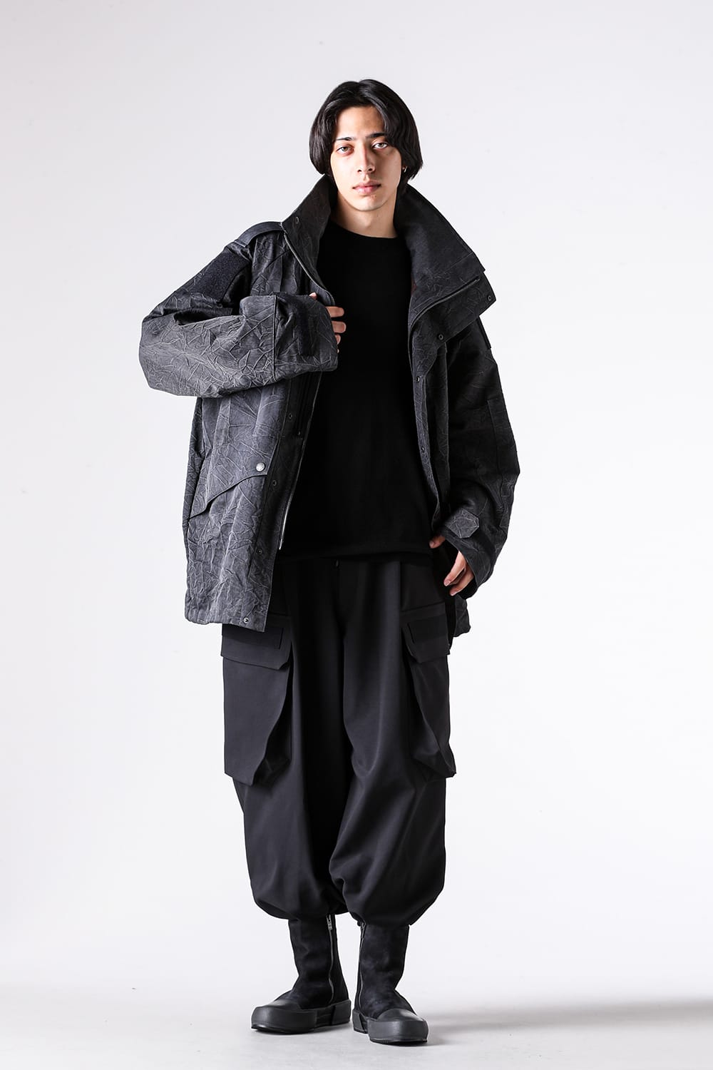 コート特集 - 25-26AW  - ドメスティックアルチザンブランド - DEVOA | Coat Nylon / Advanced Dye Processes （BLACK） / JKI-FC2L 2-008