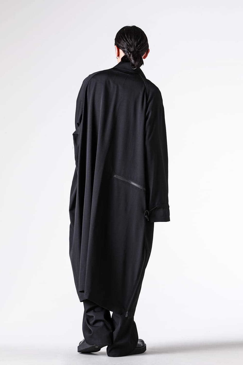 コート特集 - 25-26AW - デザイナーズモードブランド - Yohji Yamamoto POUR HOMME | Cross Zipper Coat （Black） / HL-C03-100 3-003