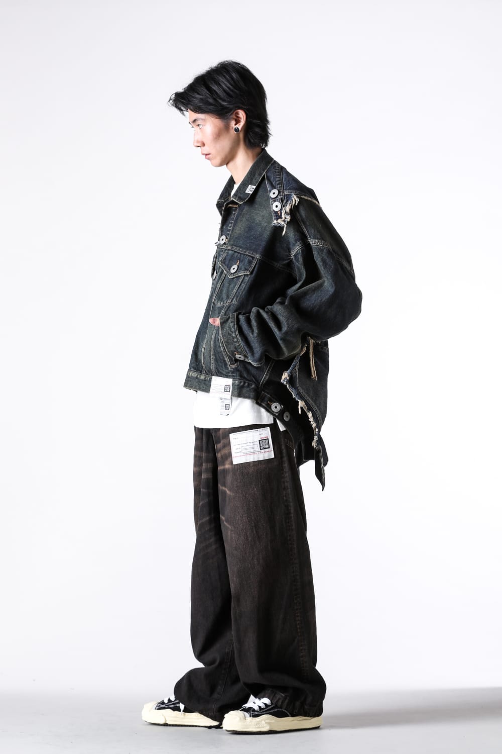 デニムパンツ - 25-26AW - Maison MIHARA YASUHIRO - Huge Layered Jeans （Black） / A15PT027 1-002