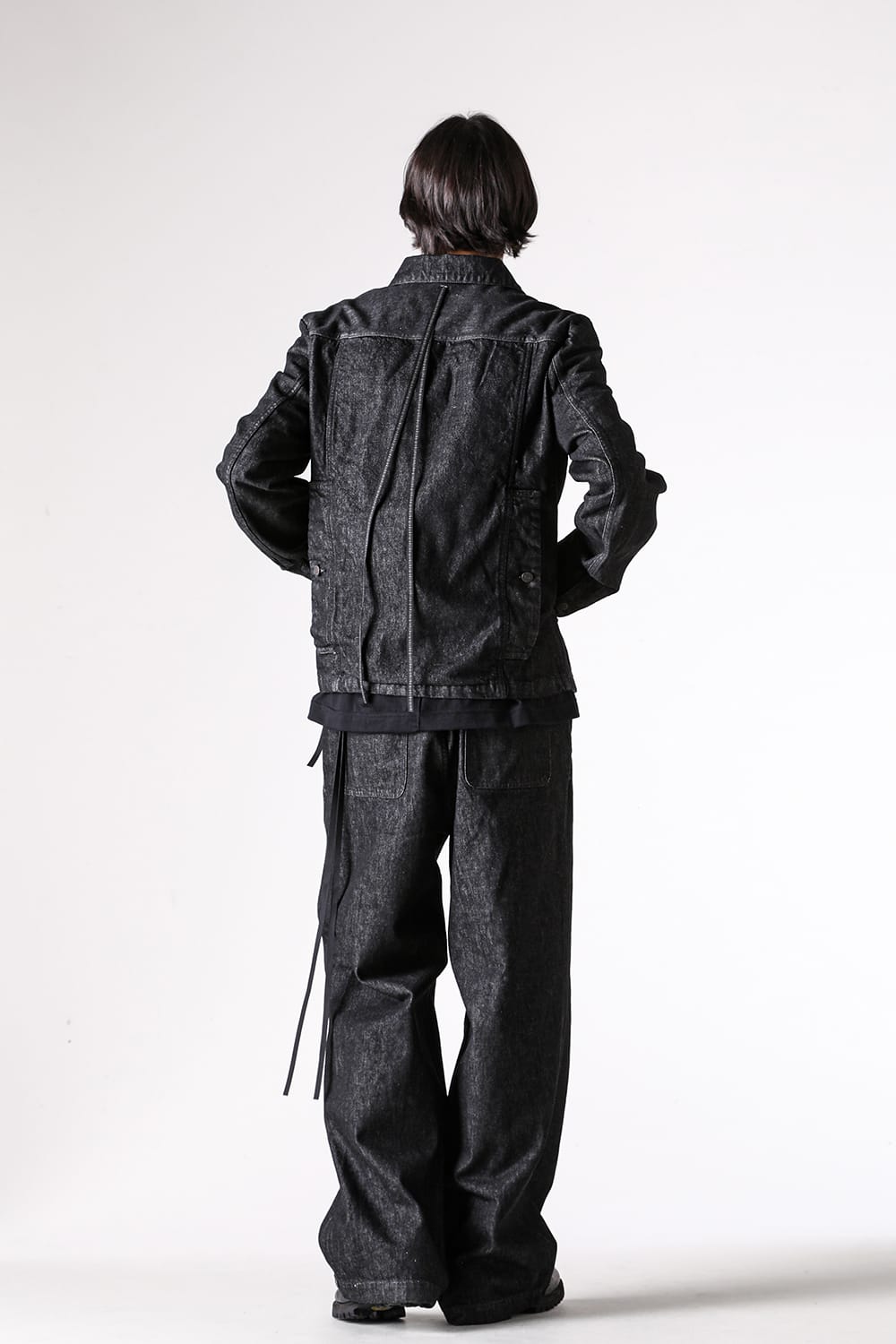 デニムパンツ - 25-26AW - ISŌ - ISO x ANACHRONORM Washed Denim Baggy Pants （Black） / ISO-031-TRS 10-003