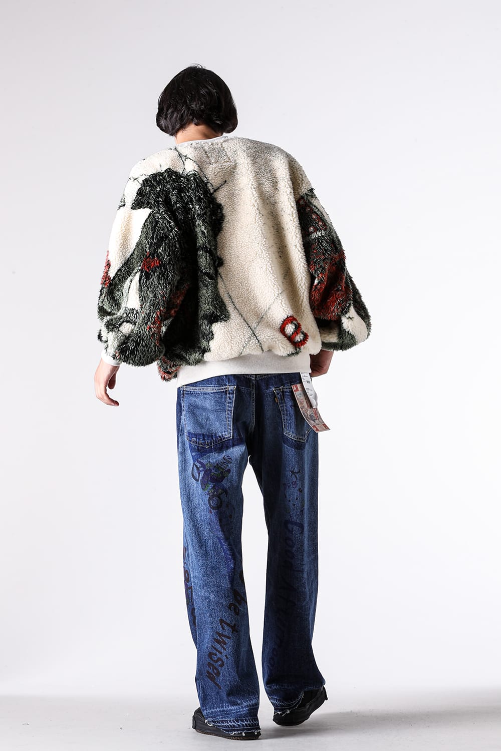 デニムパンツ - 25-26AW - SEVESKIG - Graffiti 5P Denim Pants Ver,Ridawo （INDIGO） / PT-SV-NGA-1004 3-003