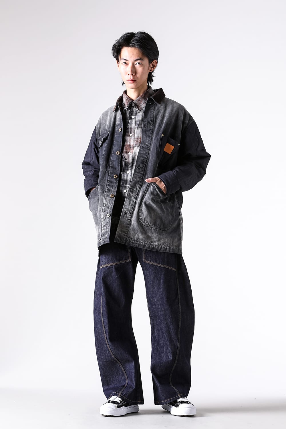 デニムパンツ - 25-26AW - KHOKI - 3D cutting denim pants （Indigo） / 25fw-p-02 6-001