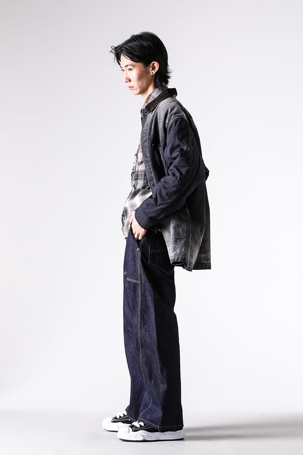 デニムパンツ - 25-26AW - KHOKI - 3D cutting denim pants （Indigo） / 25fw-p-02 6-002