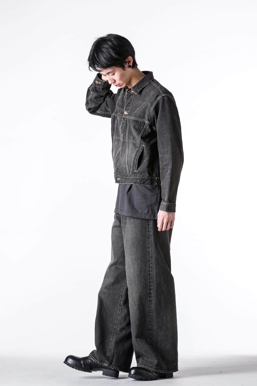 デニムパンツ - 25-26AW - daisuke tanabe - Coffee Black Denim Trousers dstryd （Black） / 00_903 8-002