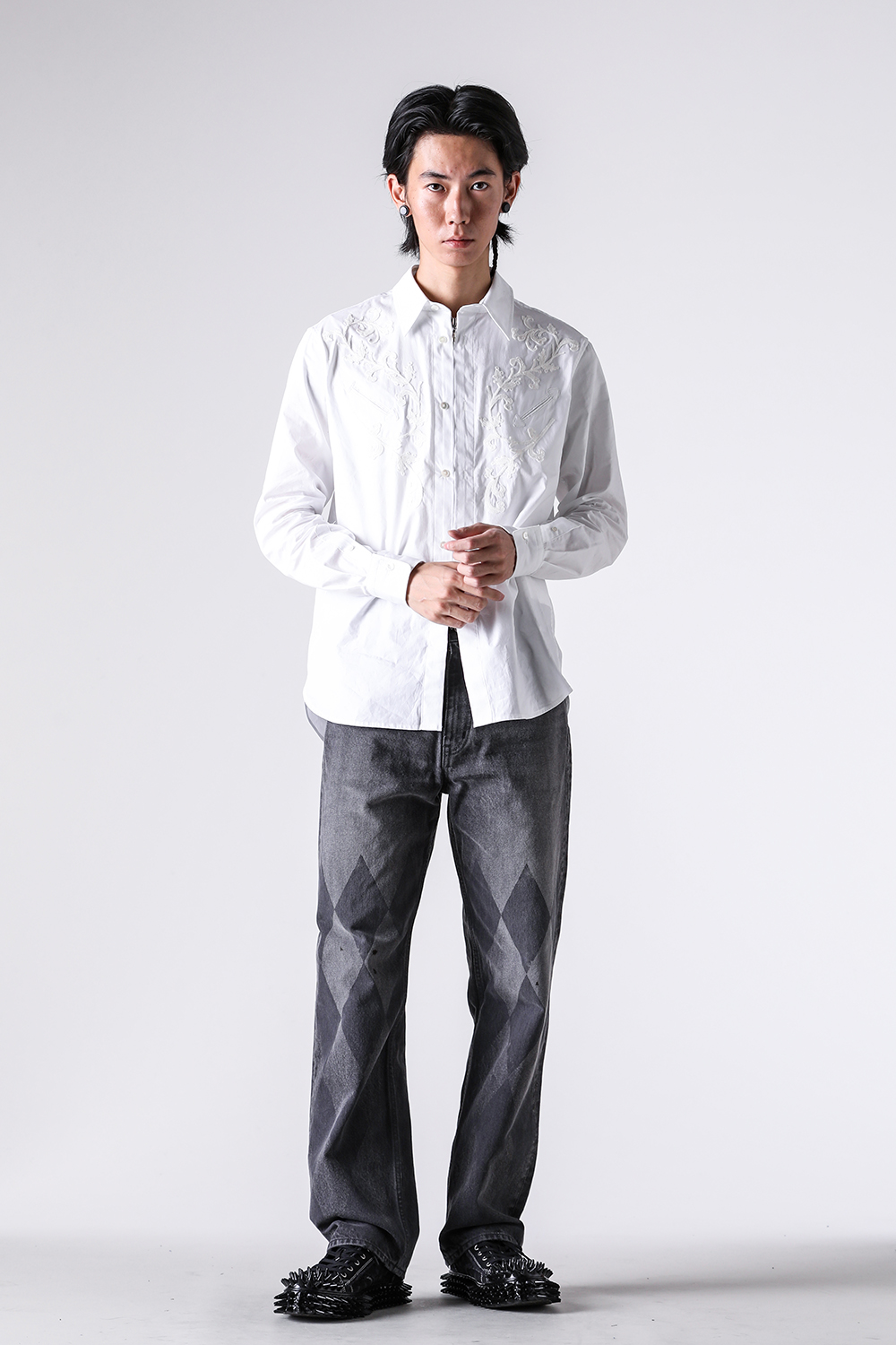 デニムパンツ - 25-26AW - MASU - MB TAPERED JEANS DIAMOND （Black） / B25F9PL006 9-001