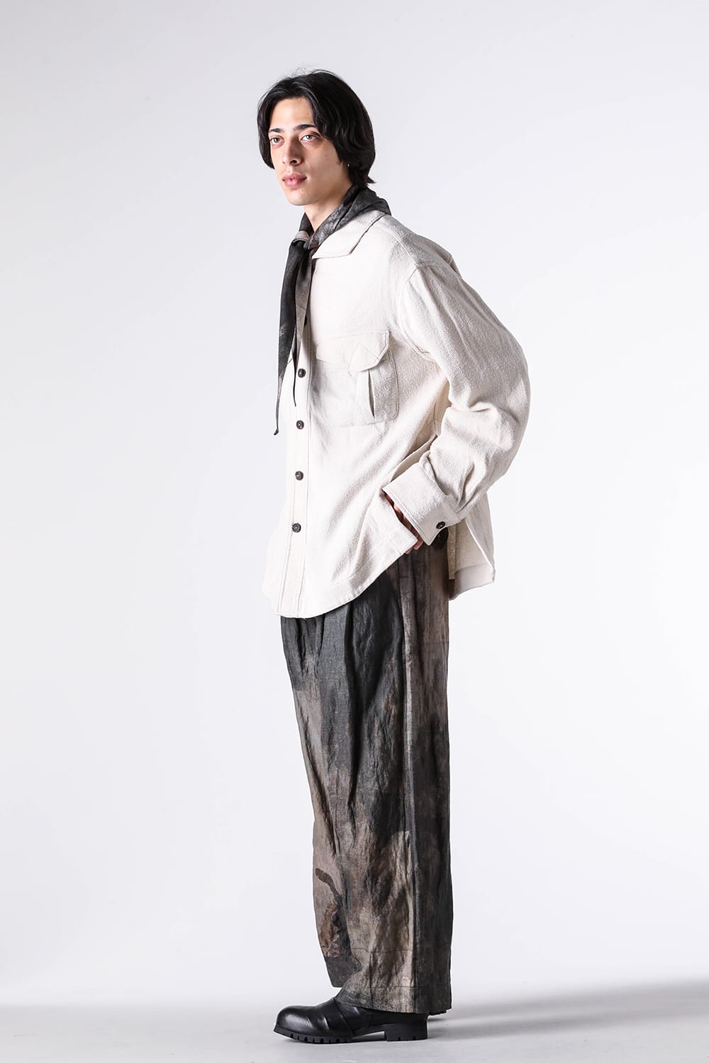 パンツ - ZIGGY CHEN - Digital Print Straight-Leg Trousers （Multi） / 0M2530514 1-002