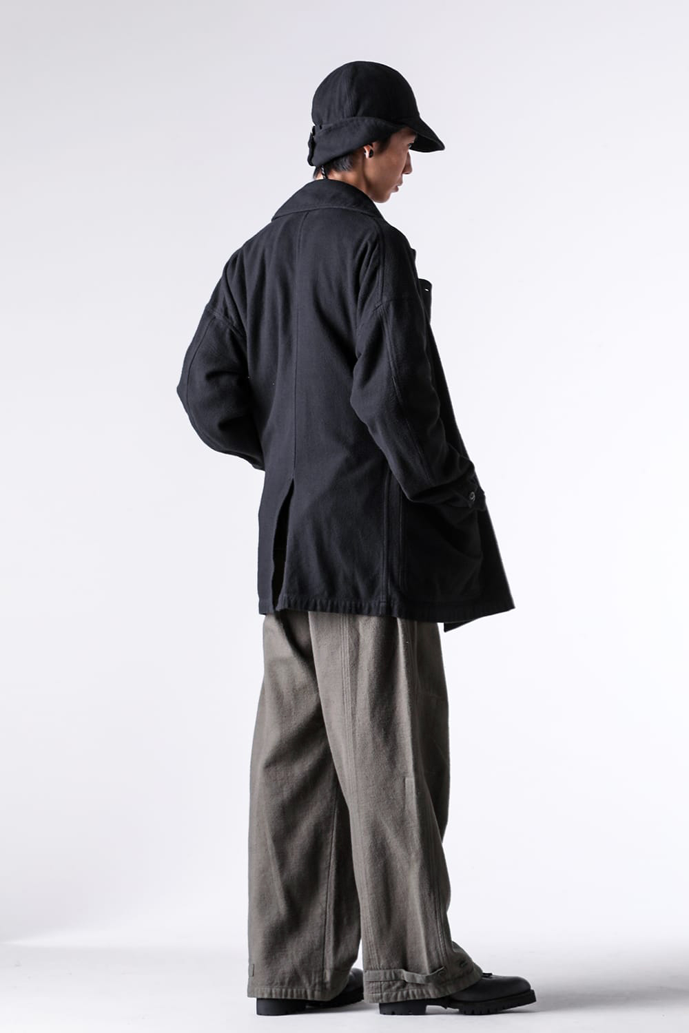 パンツ - The Viridi-anne - Brushed Cotton Twill Baggy Pants / VI-3908-04 11-004