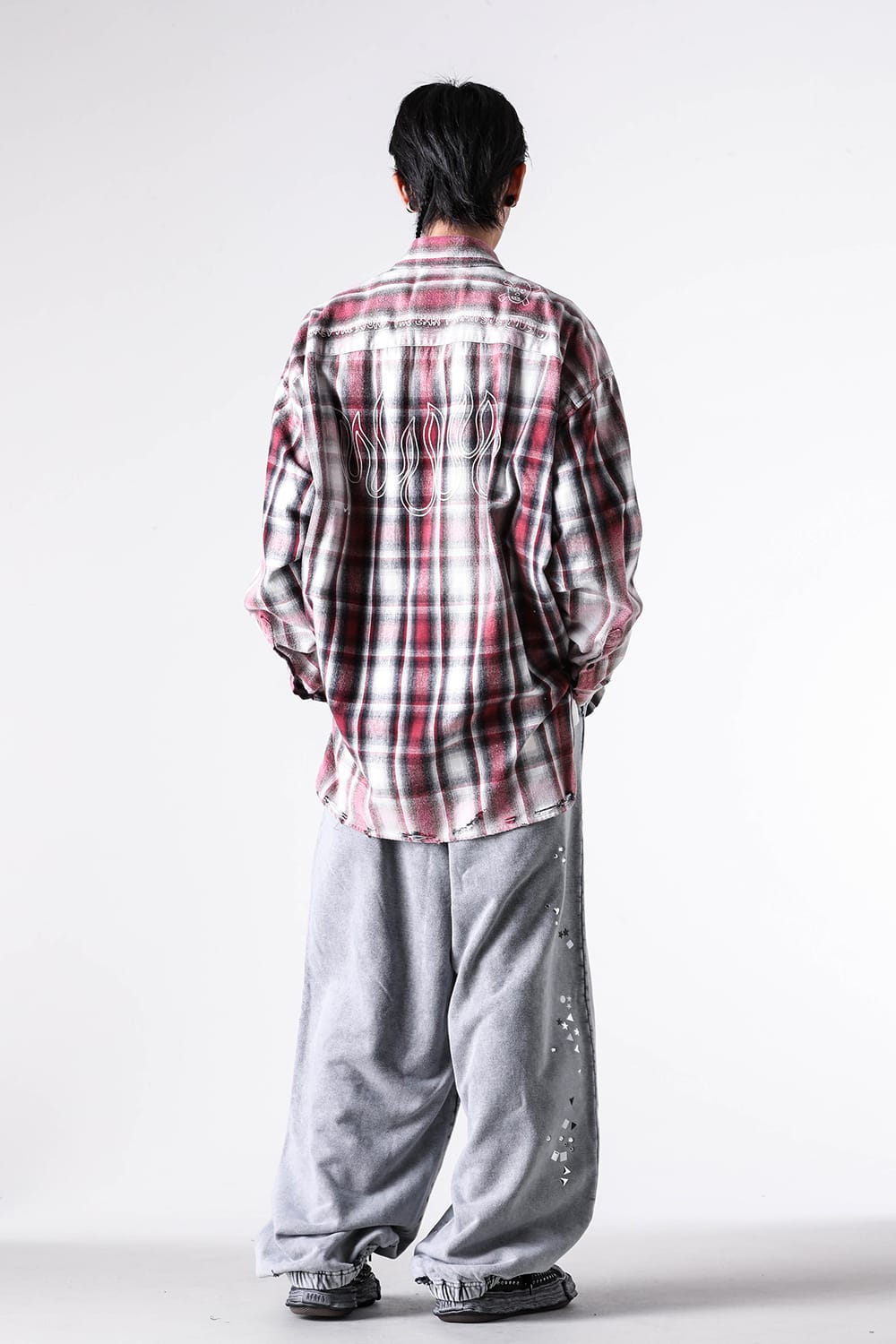 パンツ - Maison MIHARA YASUHIRO - Cropped Pants Shetland Wool Check （BLACK CHECK） / CP-BSWCP 12-002