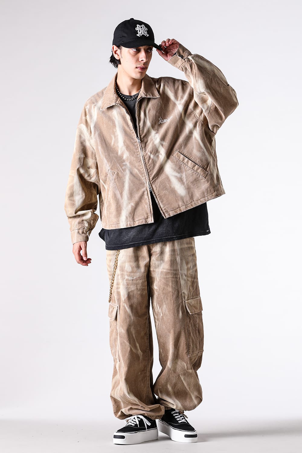 パンツ - KAMIYA - Cropped Pants Shetland Wool Check （BLACK CHECK） / CP-BSWCP 13-001