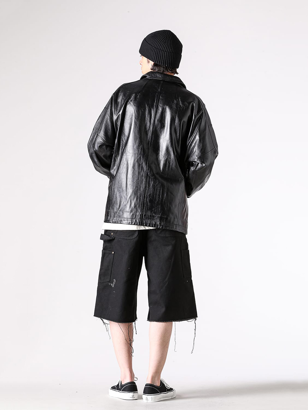 KAMIYA - 25AW - KAMIYA - G15BL012 Leather Coach Jacket 8-003