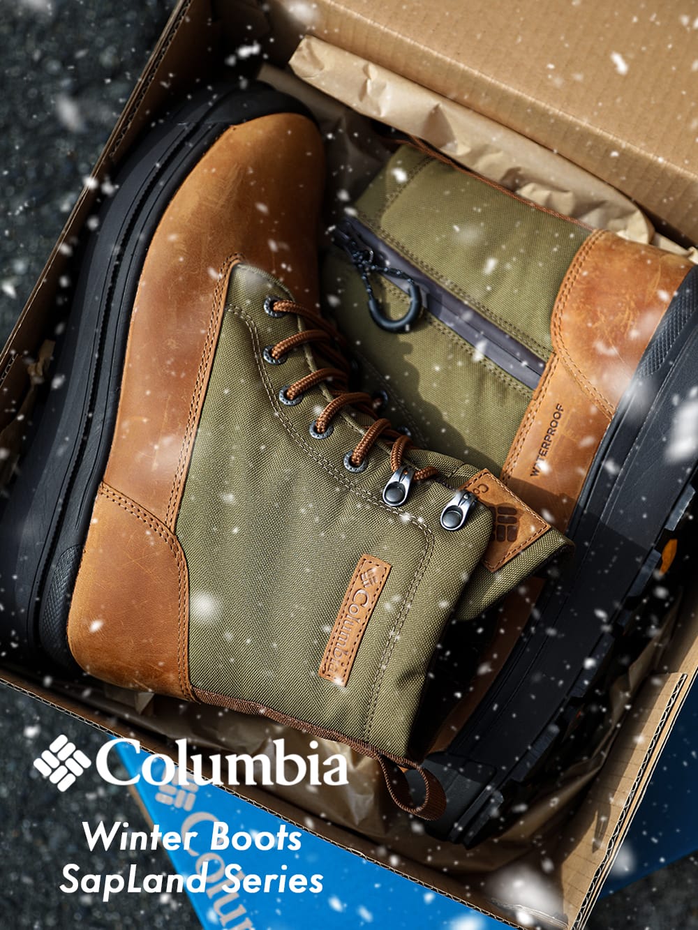 アウトドア発のシティブーツ。コロンビア サップランドで冬を