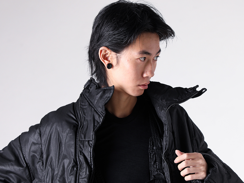 JULIUS 25-26AW コーティングダウンジャケット モードスタイル -FASCINATE
