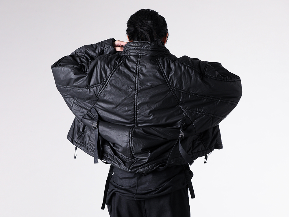 JULIUS 25-26AW コーティングダウンジャケット モードスタイル -FASCINATE